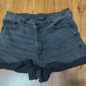 American Eagle Outfitters Charcoal Jean Shorts